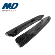 Maxton Style Carbon Fiber Rear Bumper Splitters for 2013-2018 Audi RS6 C7