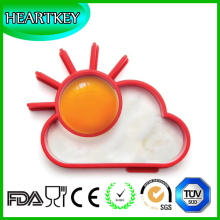 Family DIY Creative Silicone Skull Shape Silicone Egg Poacher Silicone Egg Fried rings