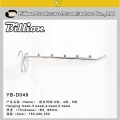 supermarket tampilan tiga baris euro hook /three garis slatwall hook