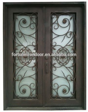 decorative front double door