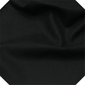 Poly algodón muselina negra teñida de guarnición Faric