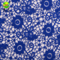 hot sale instock dyed chemical embroidery lace fabric