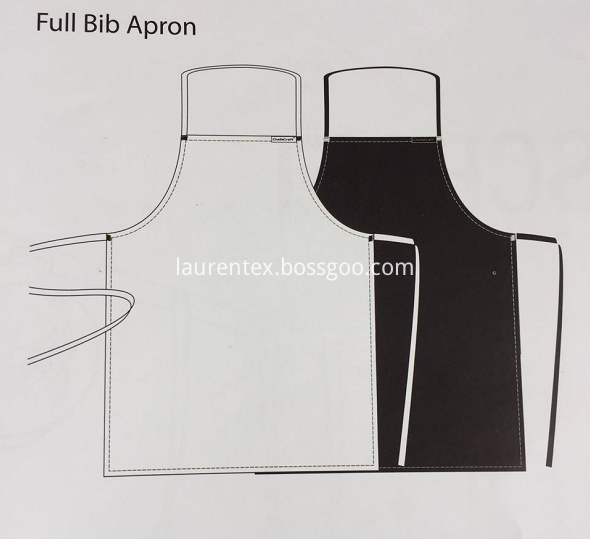 Full Bib Apron PolyCotton