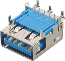 Top Mount USB Socket Connector Port