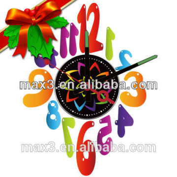 2016 wall art and craft wall clocks china for christma's day