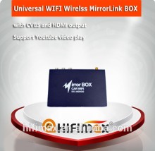 Universal Wirelss with CVBS and HDMI output with mirror link box wifi mirror link for car mirror link miracast adapter