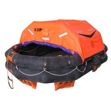 SOLAS approved yacht 6 persons inflatable life raft