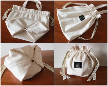 Perfect Durability Cotton Drawstring Shopper