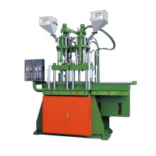 Two-color power plug vertical injection molding machine