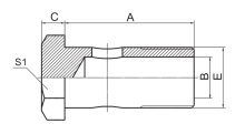 Metric Bolt Hydraulic Fittings