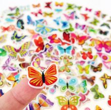 Factory Direct 3D Butterfly Puffy Stickers for Kids: Custom Designs at Affordable Prices
