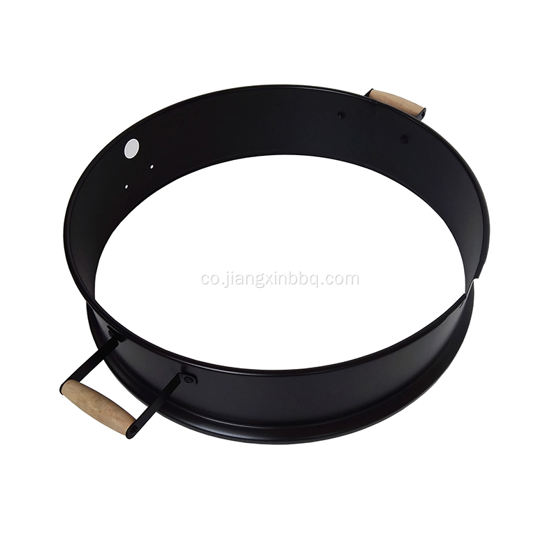 57 cm di carbone di legna BBQ Rotisserie Ring