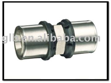 Brass press fittings for pex-al-pex composite pipes