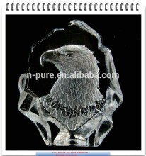 Personalized animal engrave crystal iceberg,crystal iceberg for decoration