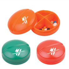 Promotional Plastic Round Shape Pill Box