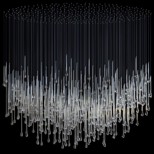 Custom Raindrop Teardrop Lobby Decorative Chandelier