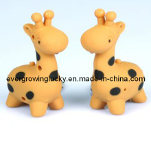 Giraffe Keychain with Sound