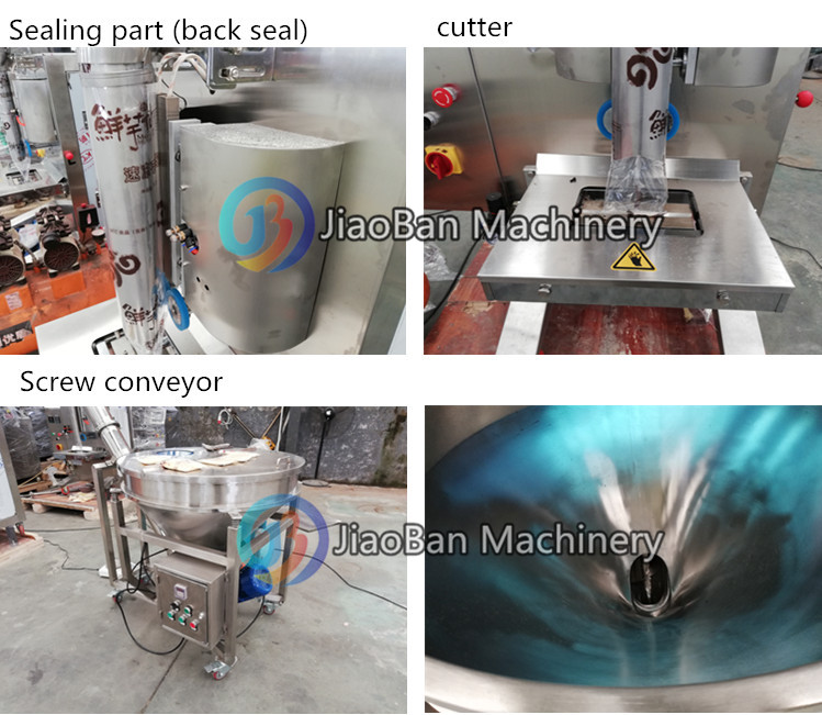 JB-300F Automatic Coffee Coco Milk Powder Weighing For Pillow Packaging Back Side Seal Packing Machine