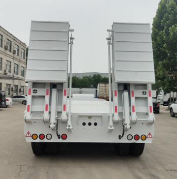 Hydraulic Ramps Low Bed Trailer