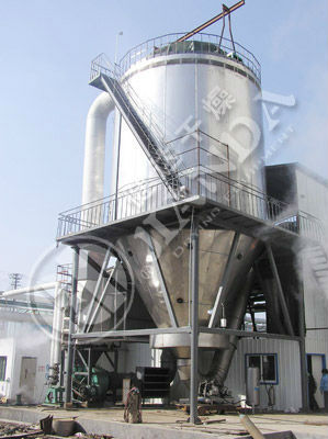 Spray dryer of cocoa milk powder