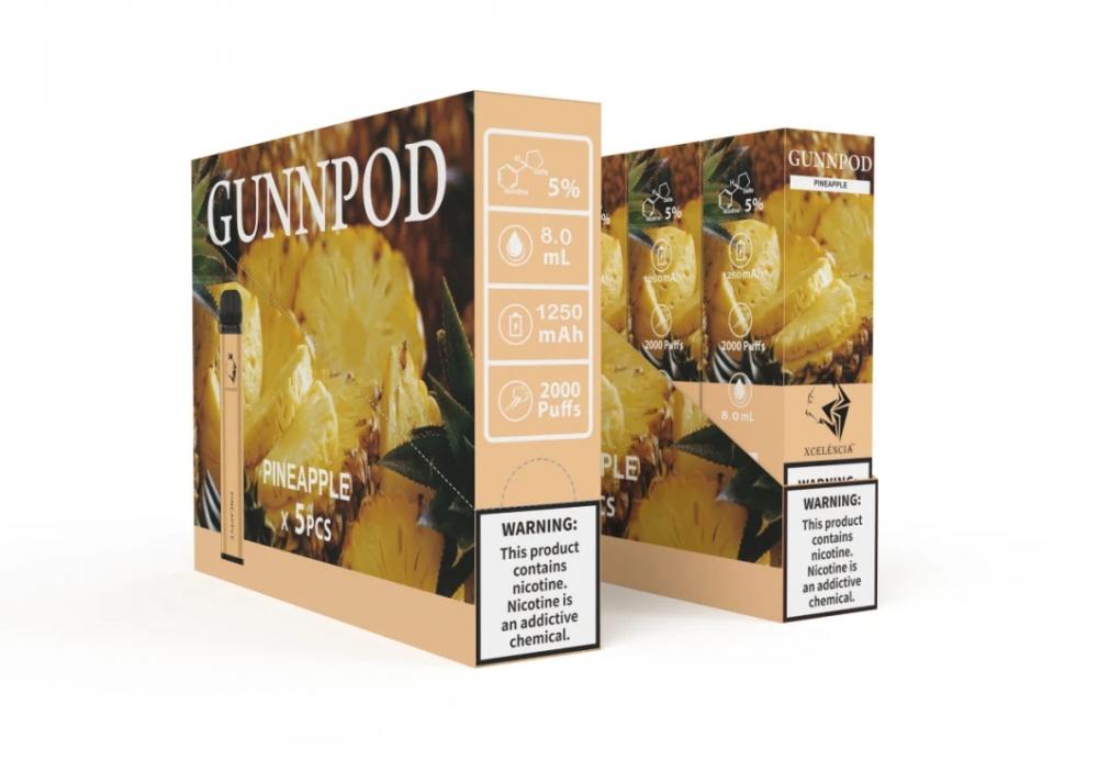 Gunnpod Fruit Flavor Cigarette السجائر الإلكترونية