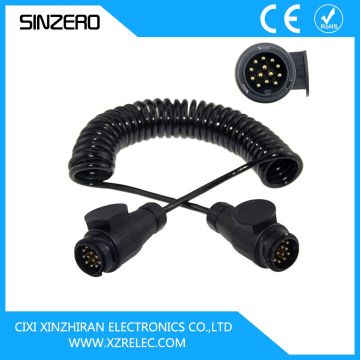 13core spiral cable/rj45 spiral cable 12v/toyota spiral cable