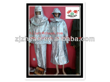 aluminized heat resistant suit/ fire resistant suit/aluminized fire proximity suit