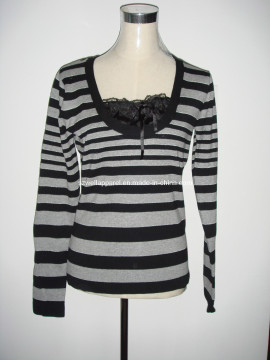 Girls Sweater Knitted Apparel Pullover Coat (SZWA-1010)