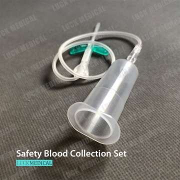 Safety Blood Collection Set with Pre-Attached Holder
