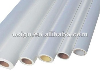Solvent printing vinyl film