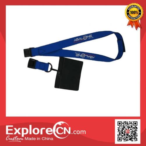 Unique customized advertising neoprene lanyard