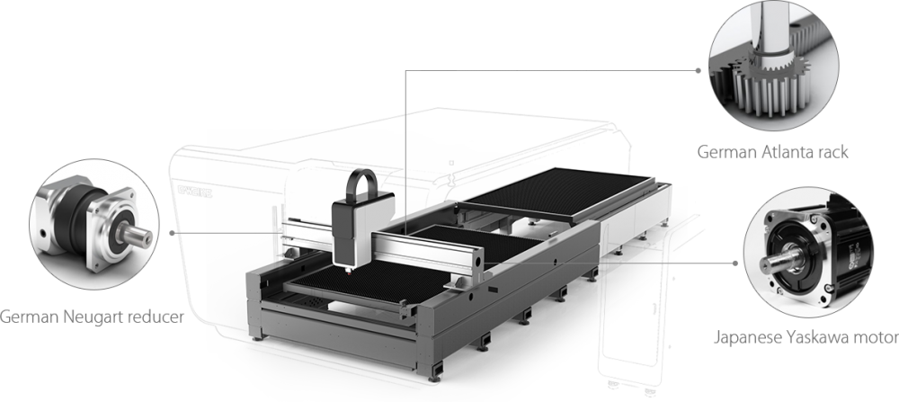 Máquinas de corte a laser de metal de fibra