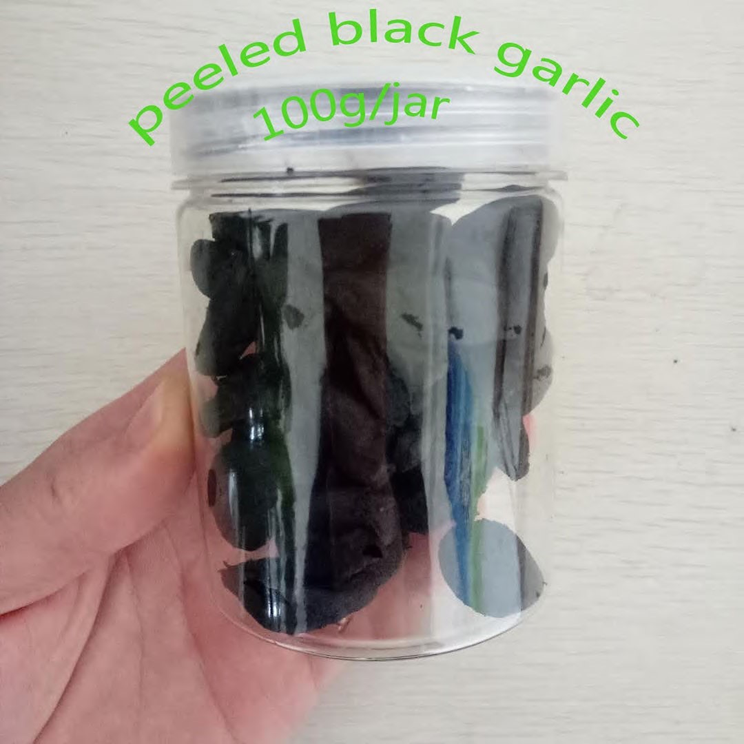 peeled black garlic 