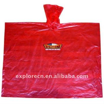 Adult PE rain poncho