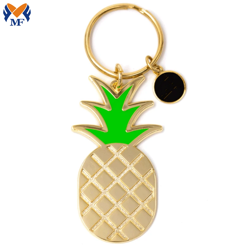 Gift Metal Custom Enamel Fruit Keychain