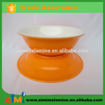 A1 A5 Melamine Two Tone Color Dinnerware Melamine Plates