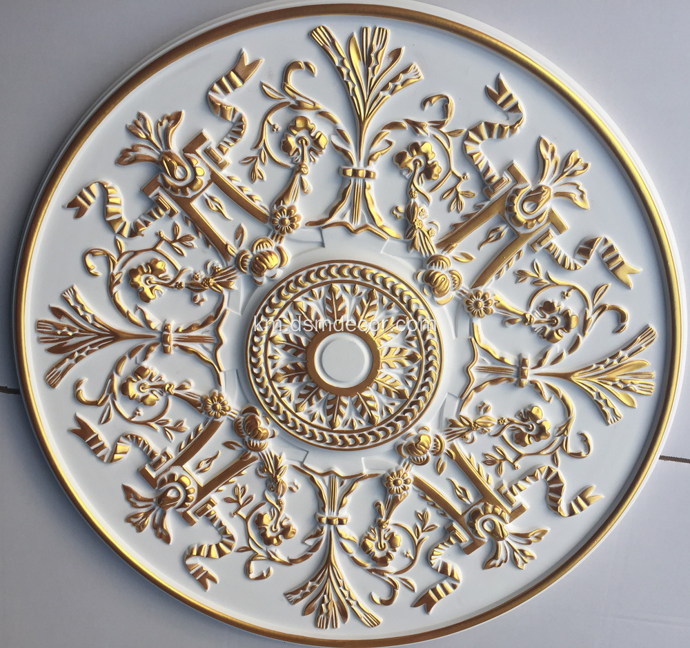 Polyurethane Round Decorative Ceiling Medallions