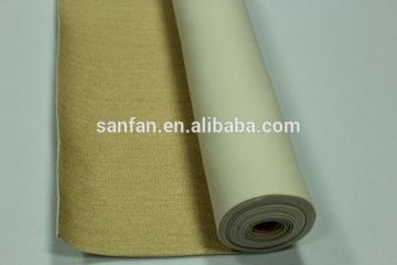 Nonwoven needle punched felt dust collection nomex/aramid felt fabric