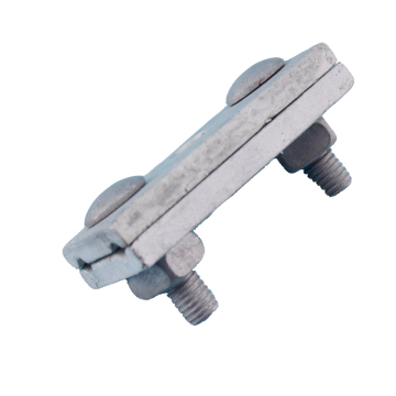 Galvanized Two Bolt Guy Clamp For Line Cable