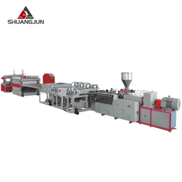 PVC WPC bulding wall board decoration free foam or crushed foam board production line extrusion machine