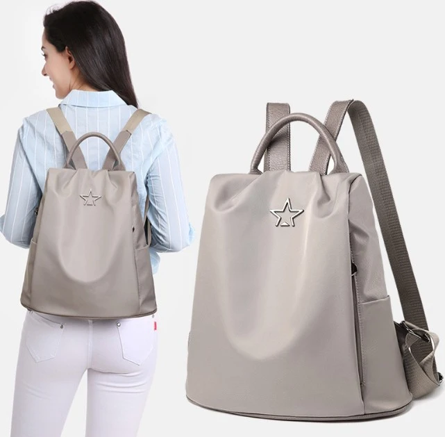 High Quality Travel Waterproof Fashion Ladies PU Korean Backpack for Women