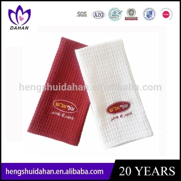 waffle embroidery cotton tea towel wholesale