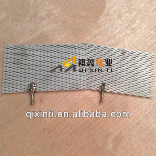 Platinised titanium anode for platinum water ionizer