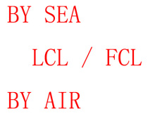 BY SEA / AIR service, sea freight