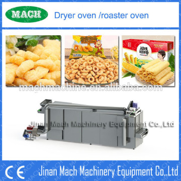 extruded corn snacks roasting machine