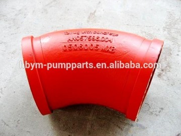 engine pump 30D ductile cast iron pipe fittings bend