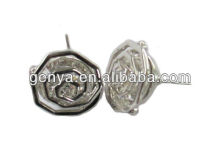 White Zircon Earring Studs