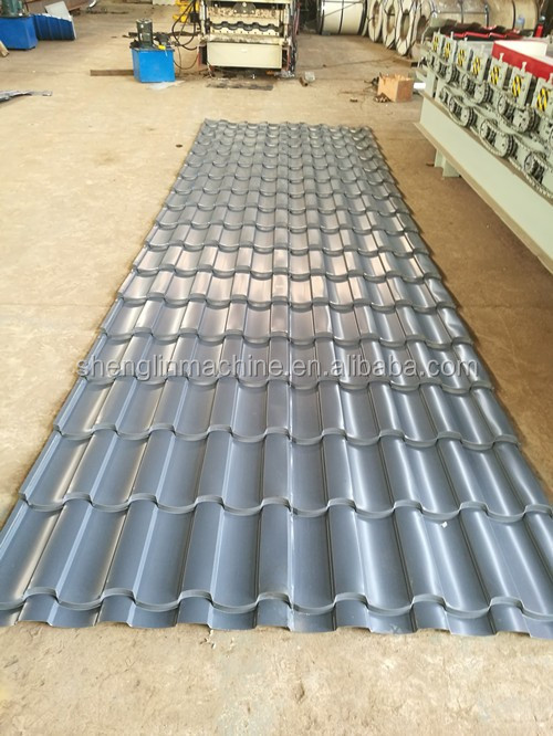 Clay roof tiles making machines, glazed molding rolling forming machine