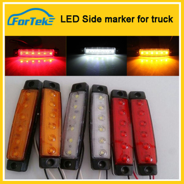 12v/24v led red amber side marker lights for trucks