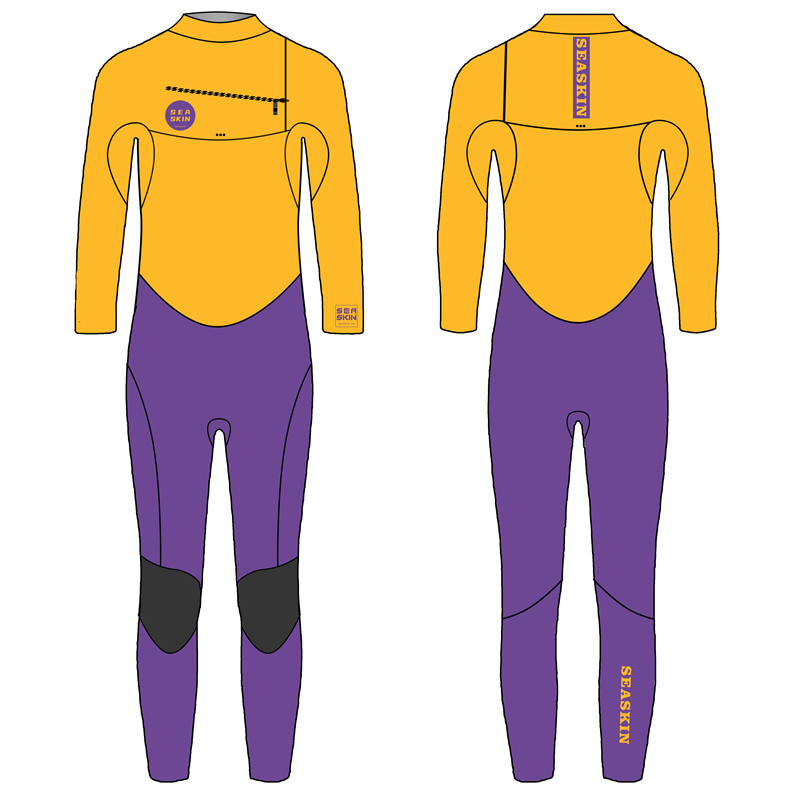 Seaskin 2MM Neoprene Ngắn Tay Lướt Fullsuit